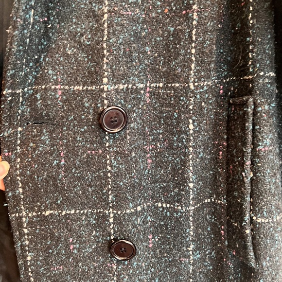 Oversized Vintage Tweed Coat Size M - Picture 4 of 8